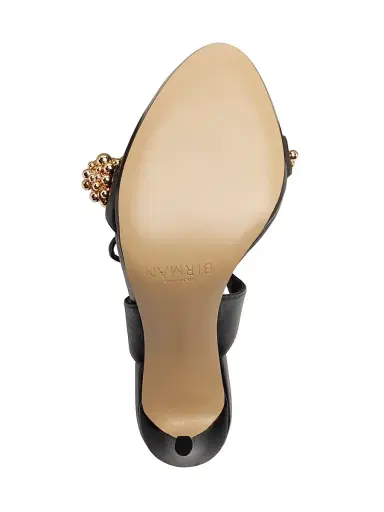 Alexandre Birman Women's Gia 100MM Bubble-Embellished Leather Sandals - Black - Size 6 | Thumbnail 7