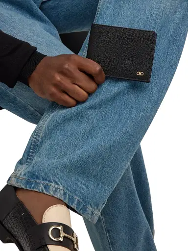 Ferragamo Men's Gancini Grain Leather Bifold Wallet | Thumbnail 3 Ferragamo Men's Gancini Grain Leather Bifold Wallet | Thumbnail 3
