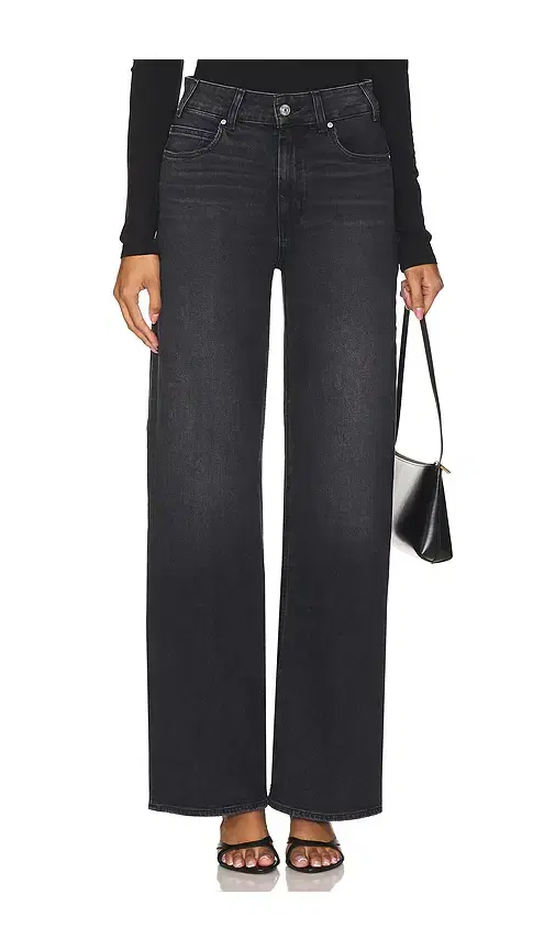 PAIGE Sasha Petite Wide Leg Jeans