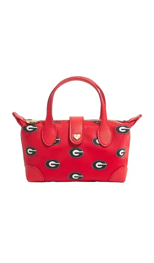 Stoney Clover Lane University Of Georgia Printed Nylon Pouchette Crossbody