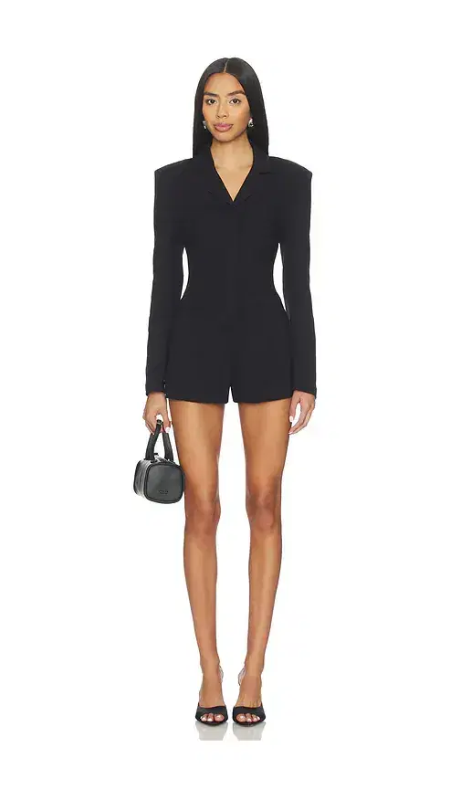 WeWoreWhat Cinched Waist Blazer Romper