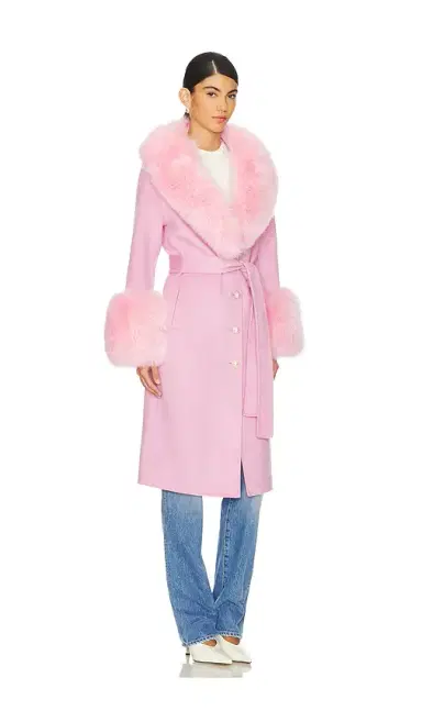 Susanna Chow Jojo Cashmere Fur Coat | Thumbnail 2