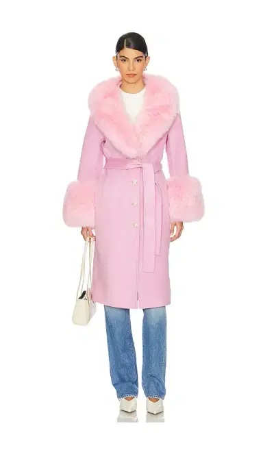 Susanna Chow Jojo Cashmere Fur Coat | Thumbnail 1