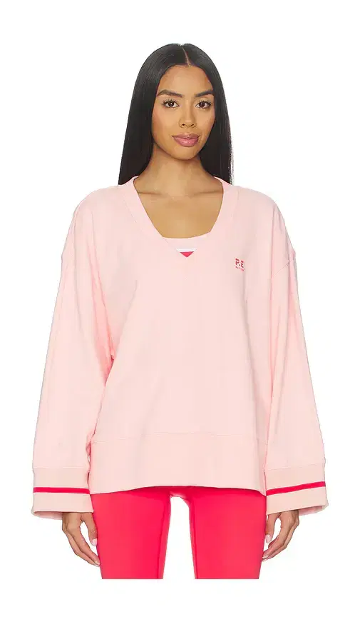 P.E Nation Courtside V Neck Sweater
