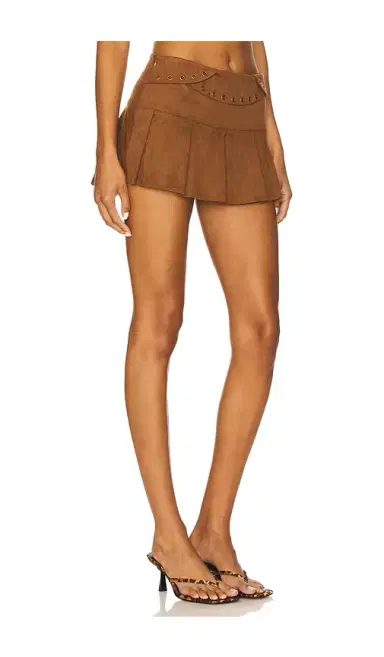 Zemeta Suede Attic Box Skirt | Thumbnail 2 Zemeta Suede Attic Box Skirt | Thumbnail 2