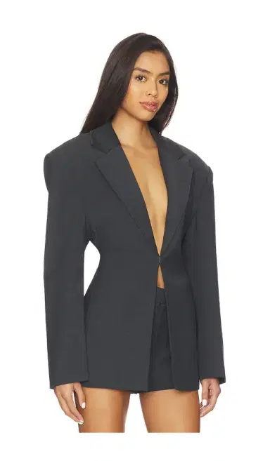 Courtney Zheng Milena Scuba Wool Blazer | Thumbnail 2 Courtney Zheng Milena Scuba Wool Blazer | Thumbnail 2