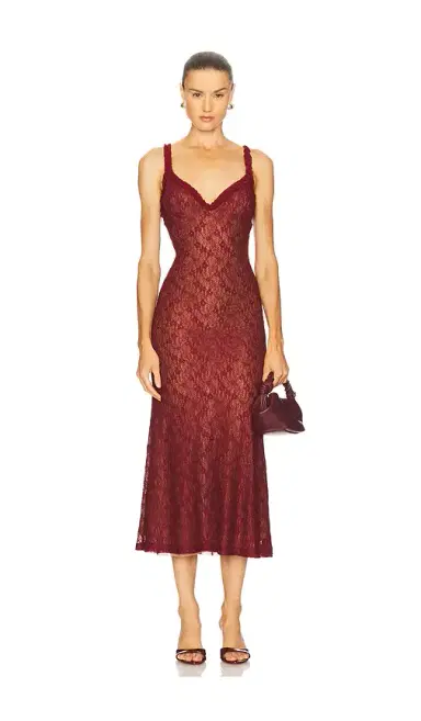 Bardot Alegra Stretch Lace Midi Dress | Thumbnail 1