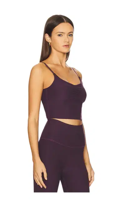 Beyond Yoga Spacedye Raised The Barre Shirred Cropped Tank Top | Thumbnail 2 Beyond Yoga Spacedye Raised The Barre Shirred Cropped Tank Top | Thumbnail 2