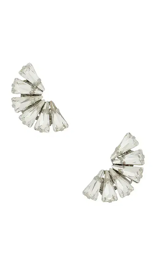 Anton Heunis Omega Clasp Fan-shaped Detail Stud