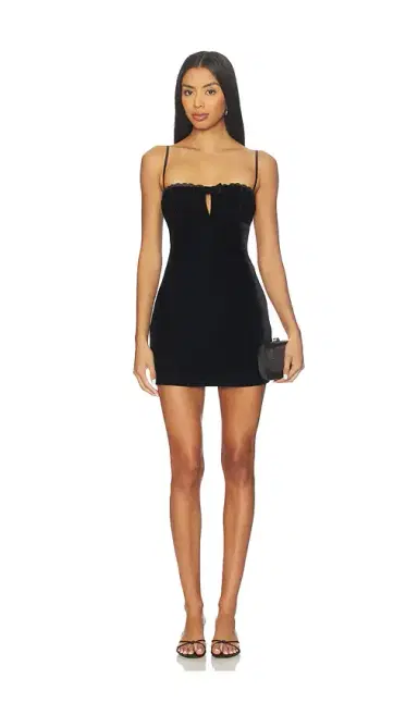 Tularosa Marilyn Velvet Mini Dress | Thumbnail 1