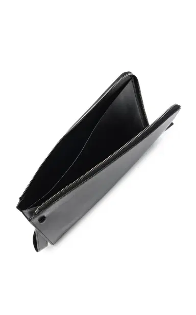 The Row Portfolio Medium Leather Wristlet | Thumbnail 6