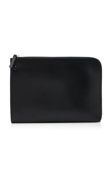 The Row Portfolio Medium Leather Wristlet | Thumbnail 1
