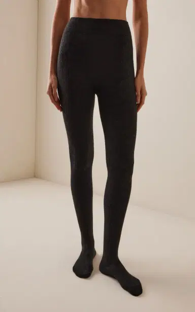 The Row Meme Cashmere Tights | Thumbnail 3 The Row Meme Cashmere Tights | Thumbnail 3