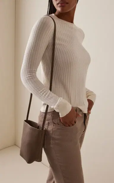 The Row Park N/S Leather Crossbody Bag | Thumbnail 3 The Row Park N/S Leather Crossbody Bag | Thumbnail 3