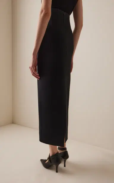 Khaite Loxley Crepe-Satin Maxi Skirt | Thumbnail 5 Khaite Loxley Crepe-Satin Maxi Skirt | Thumbnail 5