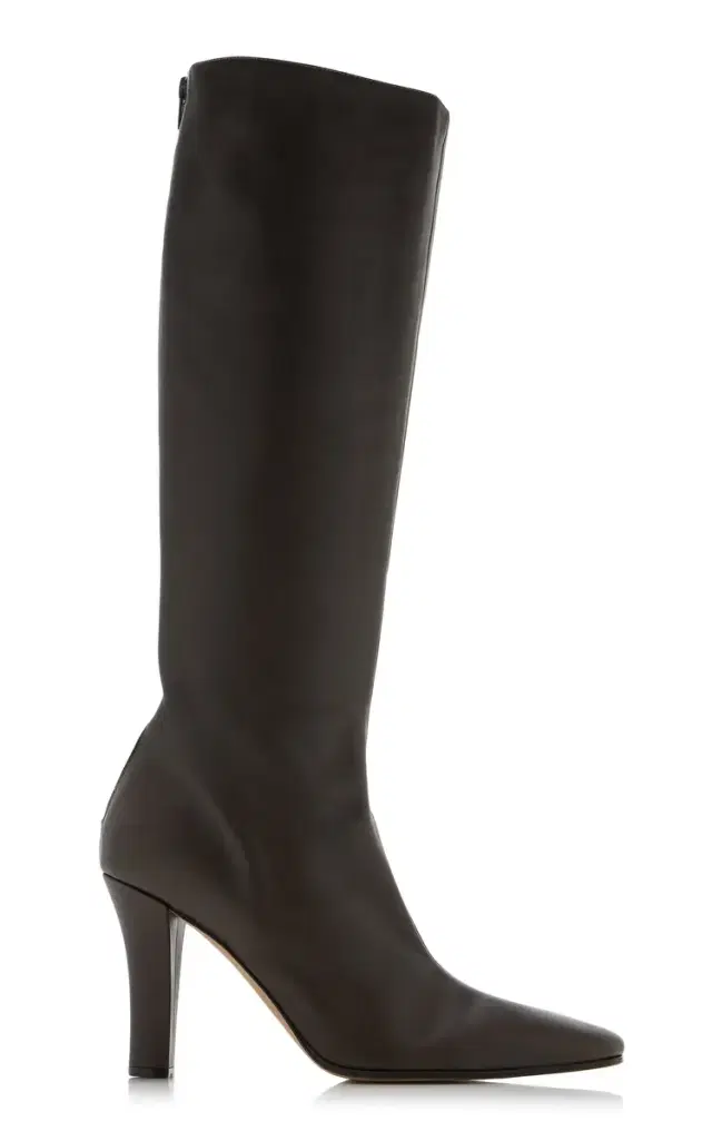 Mona Leather Knee Boots
