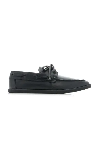 The Row Novus Leather Boat Shoes | Thumbnail 2