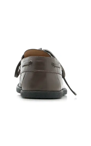 The Row Novus Leather Boat Shoes | Thumbnail 6