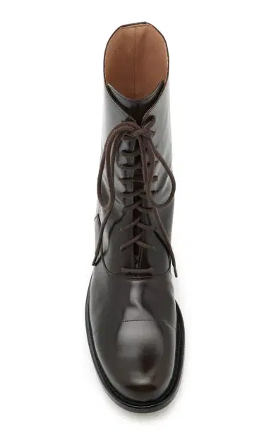 The Row Kai Lace-Up Leather Boots | Thumbnail 3