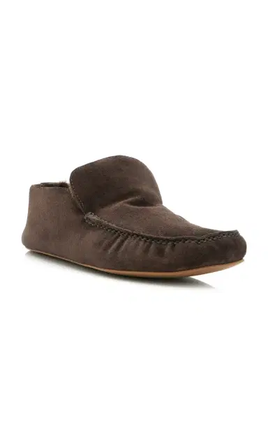 The Row Leo Shearling Loafers | Thumbnail 4 The Row Leo Shearling Loafers | Thumbnail 4