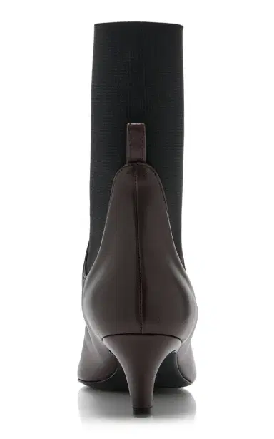 Toteme The Mid Heel Leather Boots | Thumbnail 5