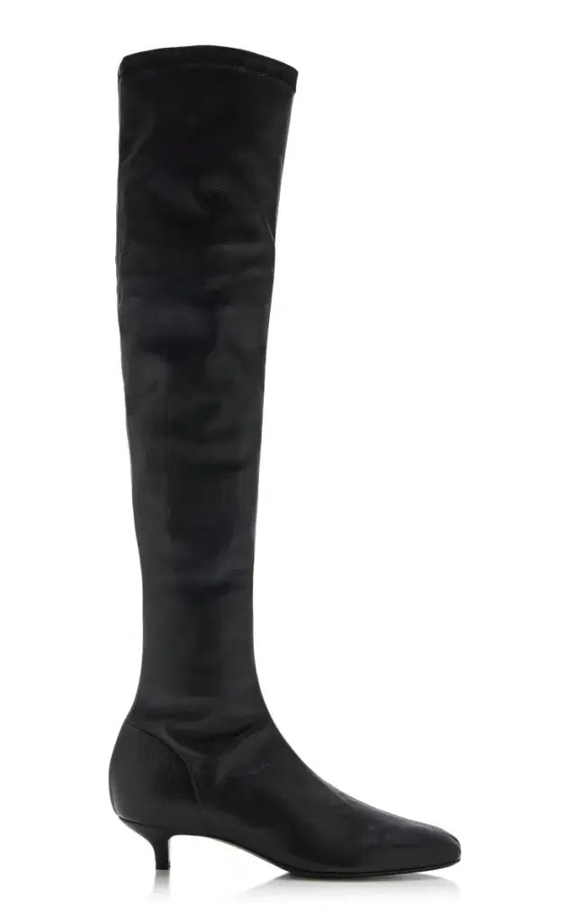 Toteme Day Leather Over-The-Knee Boots