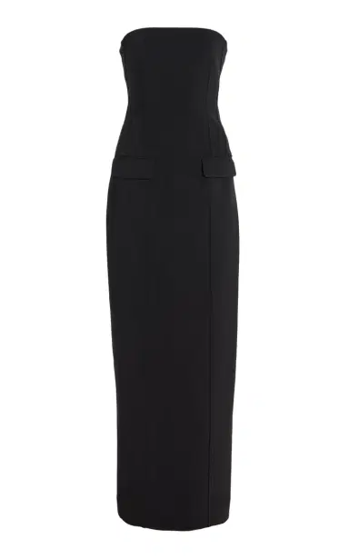 TOTEME Strapless Pocket Maxi Dress | Thumbnail 6 TOTEME Strapless Pocket Maxi Dress | Thumbnail 6