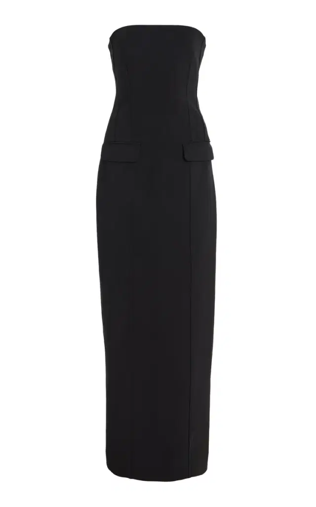 Strapless Pocket Maxi Dress