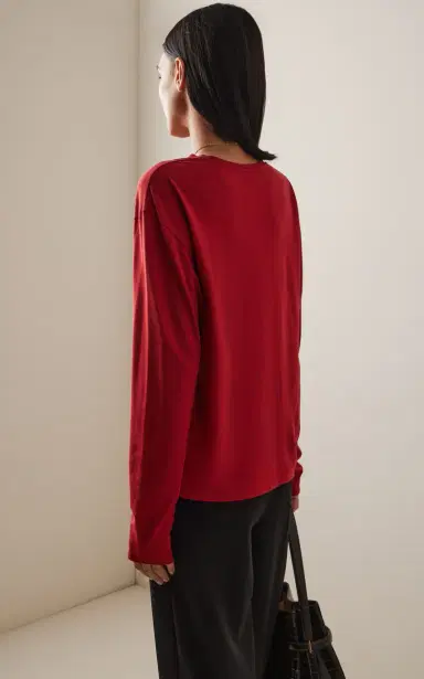 TOTEME Lyocell-Cotton Top | Thumbnail 4