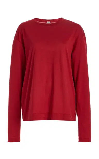 TOTEME Lyocell-Cotton Top | Thumbnail 1