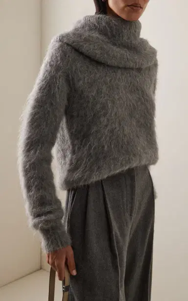 TOTEME Alpaca-Blend Turtleneck Sweater | Thumbnail 3 TOTEME Alpaca-Blend Turtleneck Sweater | Thumbnail 3