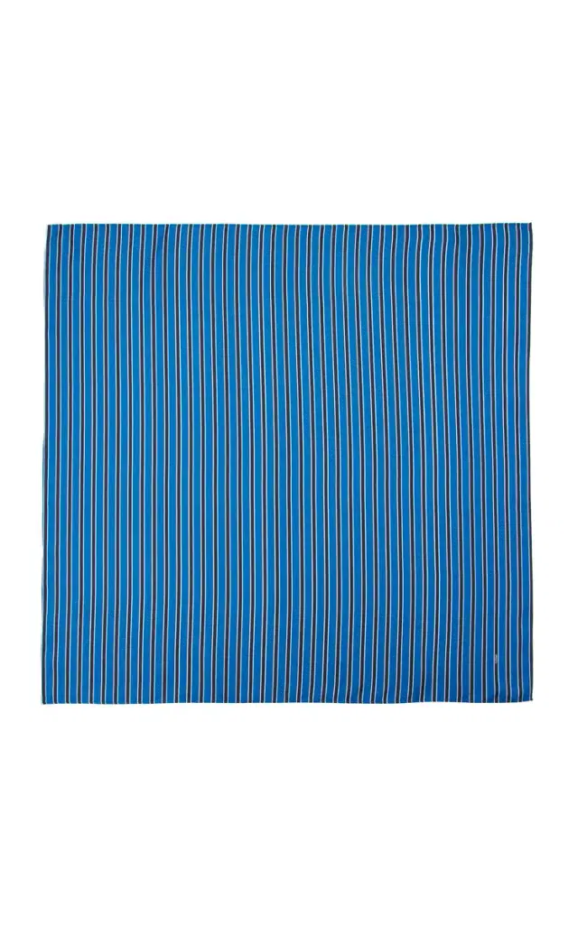 Toteme Striped Silk Scarf