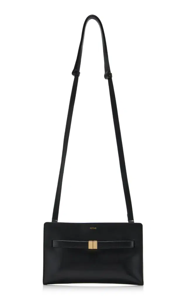 Belted Leather Crossbody Bag