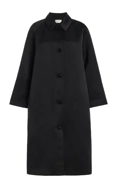The Row Ema Silk Coat | Thumbnail 3 The Row Ema Silk Coat | Thumbnail 3