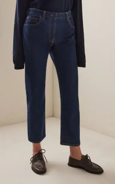 The Row Riaco Rigid Mid-Rise Slim Jeans | Thumbnail 3