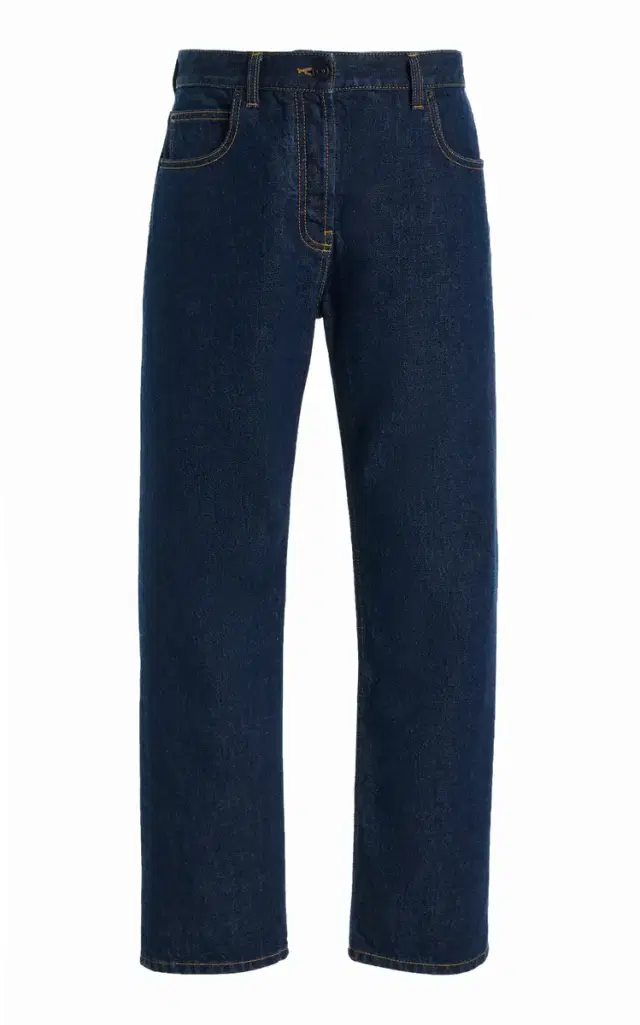 The Row Riaco Rigid Mid-Rise Slim Jeans