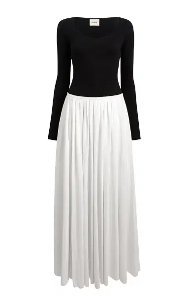Khaite Carlotta Pleated Jersey Maxi Dress | Thumbnail 5 Khaite Carlotta Pleated Jersey Maxi Dress | Thumbnail 5