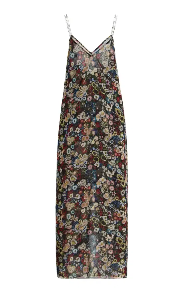 Taja Floral Silk-Chiffon Maxi Dress