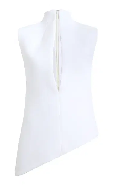 Khaite Von Asymmetric Crepe Top | Thumbnail 3 Khaite Von Asymmetric Crepe Top | Thumbnail 3