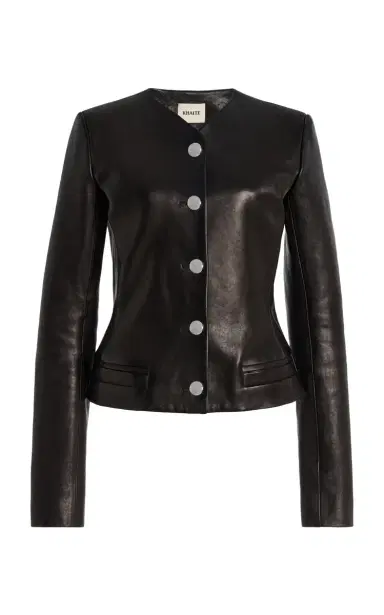 Khaite Nara Tailored Leather Jacket | Thumbnail 6