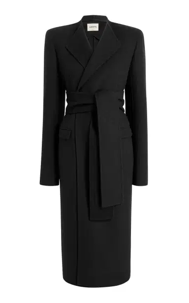 Khaite Jelson Belted Wool Coat | Thumbnail 6 Khaite Jelson Belted Wool Coat | Thumbnail 6