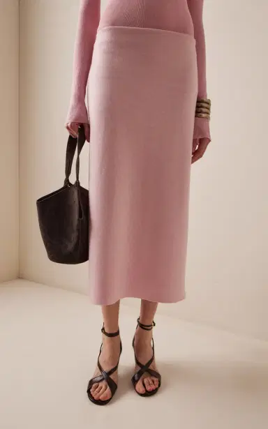 Khaite Patri Merino Wool Midi Skirt | Thumbnail 3 Khaite Patri Merino Wool Midi Skirt | Thumbnail 3
