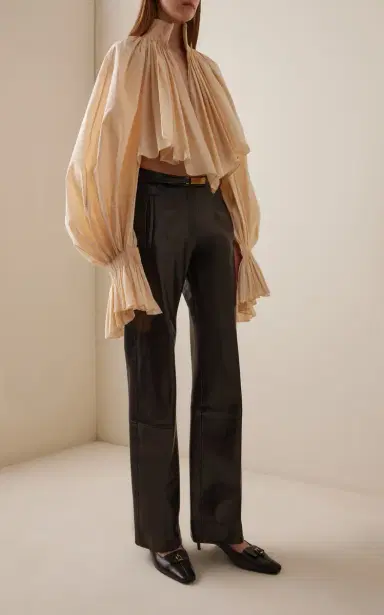 Khaite Celia Pocket Leather Pumps | Thumbnail 5 Khaite Celia Pocket Leather Pumps | Thumbnail 5