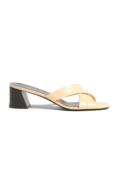 Khaite Liria Leather Heeled Mules | Thumbnail 1 Khaite Liria Leather Heeled Mules | Thumbnail 1