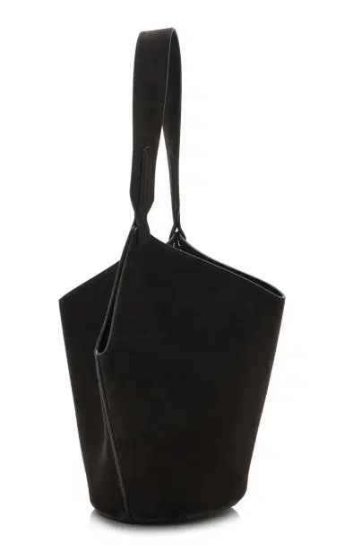 Khaite Lotus Mini Suede Tote Bag | Thumbnail 3