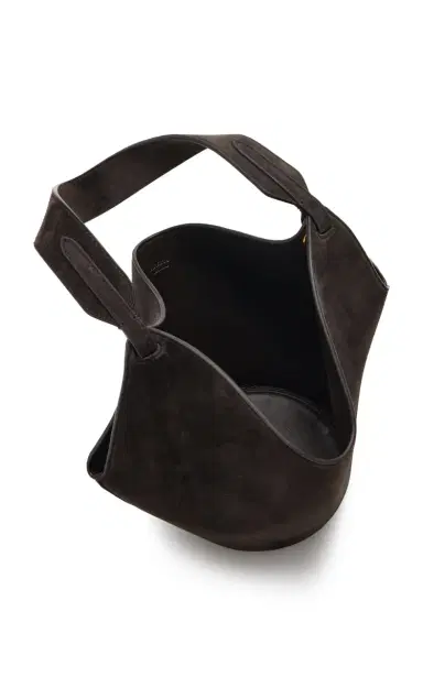 Khaite Lotus Mini Suede Tote Bag | Thumbnail 5