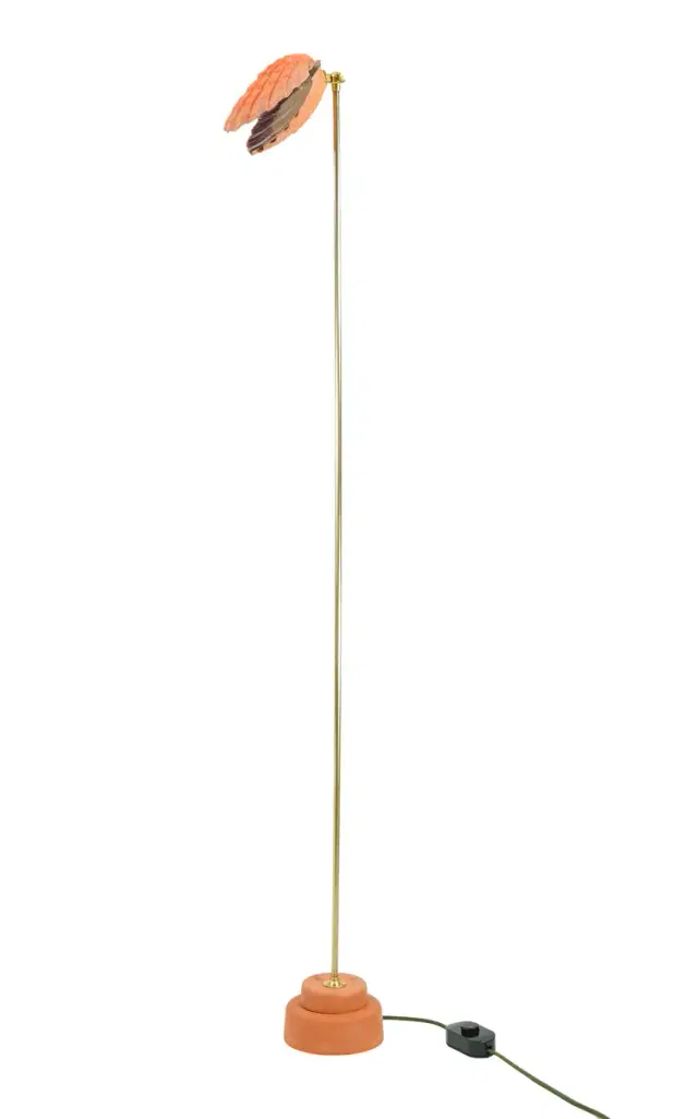Lion's Paw Floor Lamp - Orange