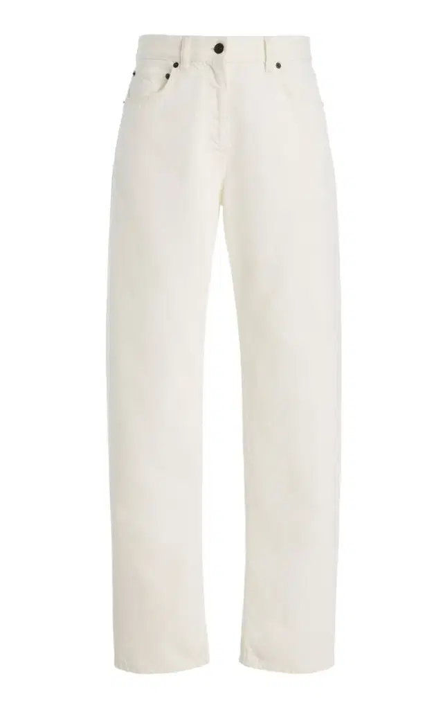Burty Rigid Low-Rise Straight-Leg Jeans
