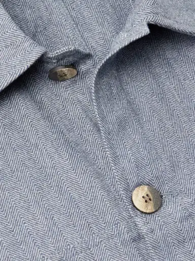 Frescobol Carioca Belford Herringbone Cotton and Cashmere-Blend Jacket - Men | Thumbnail 5 Frescobol Carioca Belford Herringbone Cotton and Cashmere-Blend Jacket - Men | Thumbnail 5
