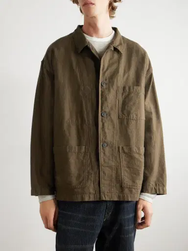 OrSlow Cotton and Linen-Blend Jacket - Men | Thumbnail 3